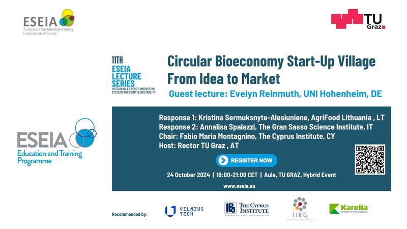 Invitation: Circular Bioeconomy Start-Uo Villages: From Idea to Market